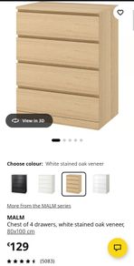 chest of drawers, 4 drawers