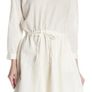 The Kooples Women's White Stitched Dots Embroidered Lace Cottagecore Dress M Image 3