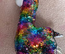 Sequin Llama Reversible