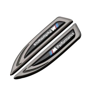 BMW M Sport 3D Metal Emblem Car Side Fender Sticker Body Decoration Decal for Bmw M Performance X1 X3 X4 X5 E46 E90 F20 E60 E39 F10 M1 M2 M3
