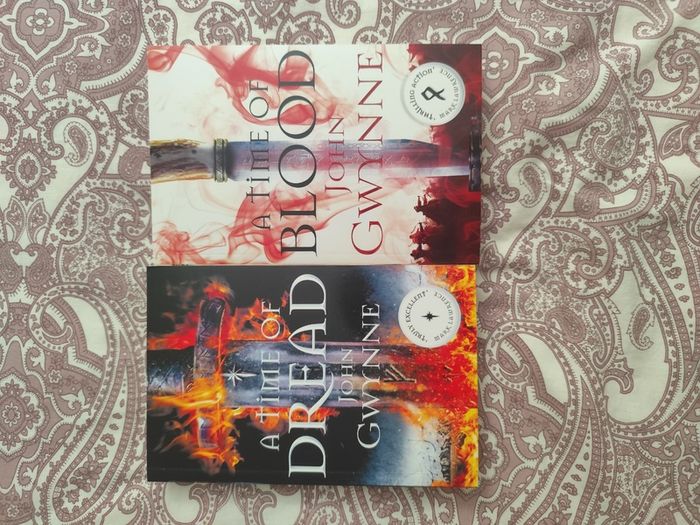 John Gwynne fantasy books - A Time of Dread and A Time of Blood