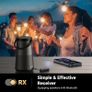 Bluetooth 5.3 Transmitter Receiver, 28H Long Playtime, Dual Connection, 10m Range, Mic for Calls, 2-in-1 Wireless Aux Bluetooth Adapter for TV, Airplane, Headphone, Airpods, Speaker, Car Image 8
