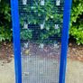 Large Blue Steel Shop Display Stand With 25 Hooks Image 2