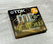 TDK 74 Sealed Recordable MD - Yellow