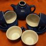 Nice blue tea set Image 3