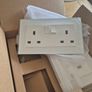 2pk double switched white sockets Image 6