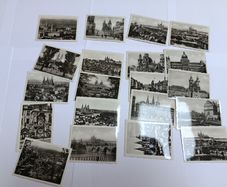Antique Pre-WW1 Postcard & History Lot - Prague, Vienna, Freiburg, Strasbourg + Dublin Letter
