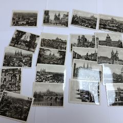 Antique Pre-WW1 Postcard & History Lot - Prague, Vienna, Freiburg, Strasbourg + Dublin Letter