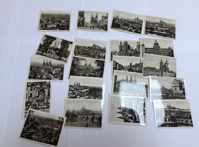 Antique Pre-WW1 Postcard & History Lot - Prague, Vienna, Freiburg, Strasbourg + Dublin Letter