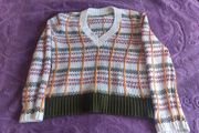 Ted Baker Plaid Knit Jumper  Size 2 Fits like a size M