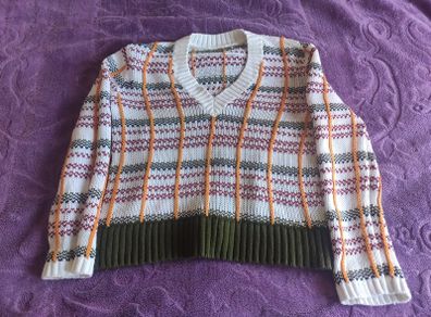 Ted Baker Plaid Knit Jumper  Size 2 Fits like a size M