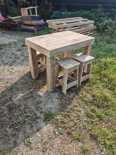 Handmade rustic table