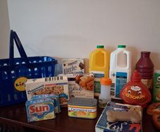 Toy Food and Shopping Basket