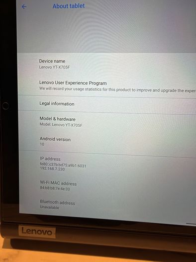 Lenovo Yoga Tab JBL sound