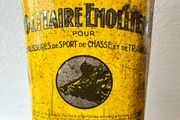 1950's Leather Oil Tin