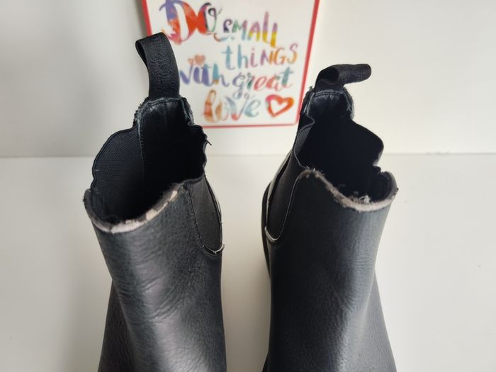 Dr Doc Martens platform black Aerial wedges chunky sole boots UK4 US6 EU37