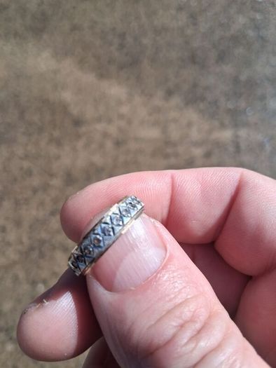 9k Gold 1970'S Full Eternity Ring(3 grams)