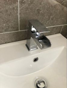 Sonas bathroom waterfall tap
