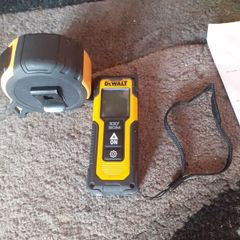 laser measure and tape