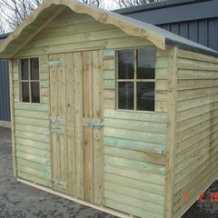 8ft x 6ft Kendal P/treated Garden Shed