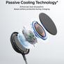 Belkin UltraCharge Magnetic Charger with Qi2 25W, Fast Wireless Charging Pad, MagSafe Compatible with Passive Cooling Technology, Kickstand for iPhone 17 Series, Pixelsnap, AirPods Pro - Black - Boxed Like New! Image 7