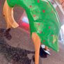 Wooden duck wine holder Image 6