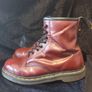 Dr. Martens 8-eye cherry red boots Image 2