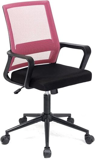 Adjustable Office Chair Ergonomic Mesh Swivel Chair Desk Chair Computer Chair Lumbar Support Height Adjustable for home Work and Student Study (FREE POSTAGE)