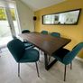 Stylish modern dining set in good condition Image 2
