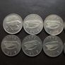 10 Irish 5 pence coins (1980-1986). Nice Condition! Image 2