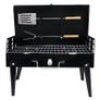 Portable BBQ Grill Barbecue & Utensils NEW Image 3