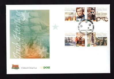 2001 Ireland Irish Heritage in Australia Commemorative Stamps An Post First Day Cover (FDC)