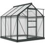 Large Walk-In Polycarbonate Greenhouse 6 x 6ft Image 9