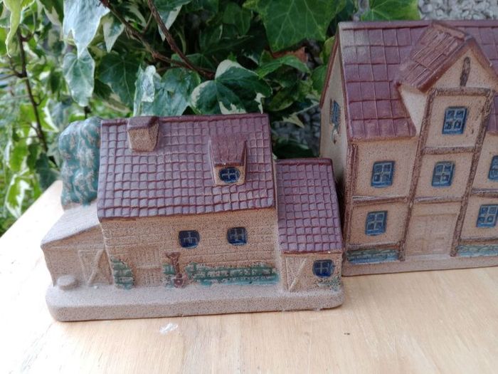 Miniature house, piggy bank, money box, savings box