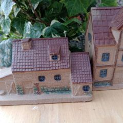 Miniature house, piggy bank, money box, savings box
