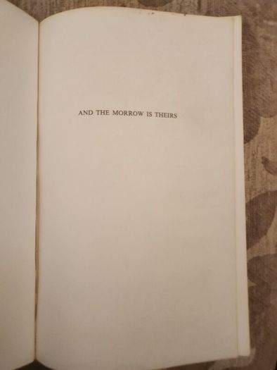 Sue Ryder And The Morrow Is Theirs. Forward  By Dame Anna Nagle. First Edition Paperback In Good Condition.