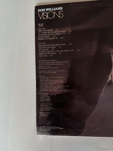 vinyl don williams visions lp