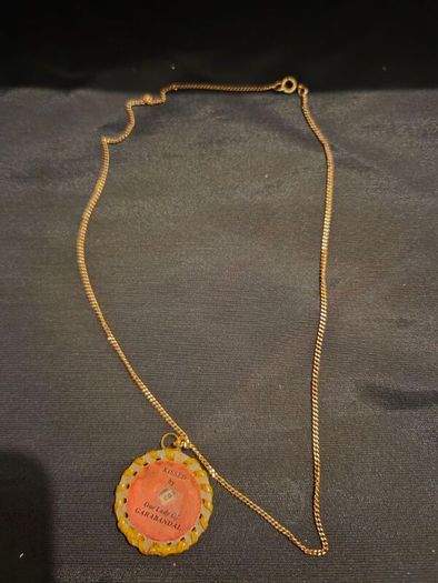 Our Lady of Garabandal Relic on 9ct Gold Chain
