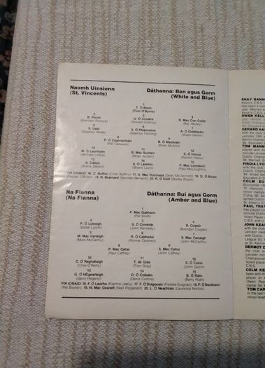 Dublin   Gaa Programme