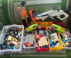 Lego and nerf guns