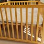 BabyDan Felix Natural Playpen, wood, height-adjustable Image 2