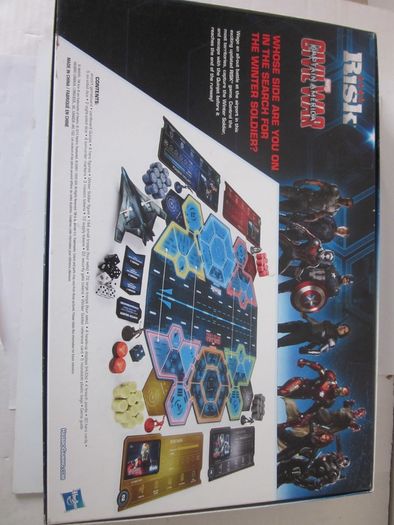 Risk Captain America Civil War Board Game.