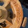 Another Beautiful Large Heavy Antique Iron Pulley Image 6