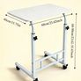 Adjustable Overbed Table / Bedside Desk, Like New Image 5