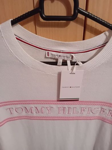 Tommy Hilfiger Cotton Knit Jumper - Size S UK 8 to 10 - BNWT RRP 130