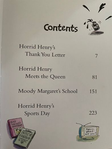 Horrid Henry books