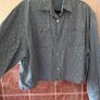 Maje Rhinestone Denim Shirt - Size 2 Image 6