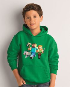 Minecraft Hoodie personalised With Your Name On The Back