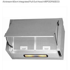 Brand New Airstream 60cm Integrated Pull Out Hood