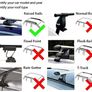 NEW SALE | Semi Universal Roof Bars (Pair of) to Fit Cars with Running Rails Image 3